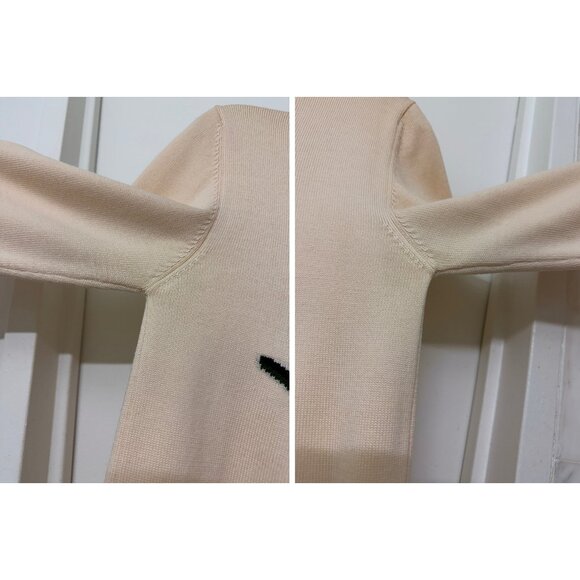 JW Anderson Lemon Fruit Graphic Intarsia Merino Wool Sweater Ivory Cream S - Picture 10 of 16